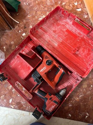 Taladro Hilti TE4 y SF6 con maleta