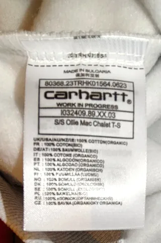 Jersey Carhartt Gris Cuello Redondo oferta