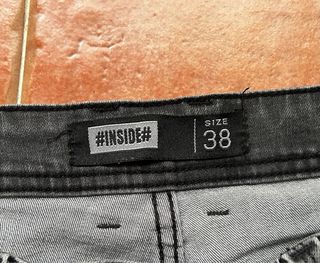 Pantalón vaquero Inside gris talla 38