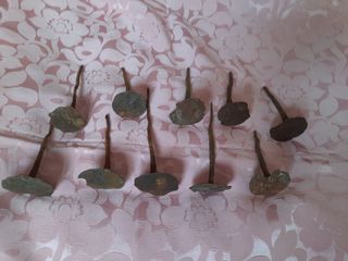 10 Clavos antiguos hierro forjado puertas antiguas