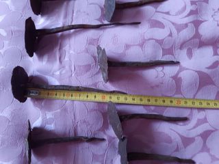 10 Clavos antiguos hierro forjado puertas antiguas