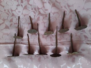 10 Clavos antiguos hierro forjado puertas antiguas