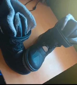 Botas de Nieve para Niño Negras