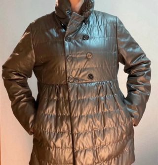 Plumífero Burberry plateado