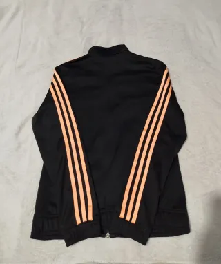 Chaqueta Adidas Negra y Naranja