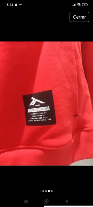 Sudadera Trend Roja Talla 12 aprox