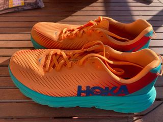 Zapatillas Hoka Rincon Naranja/Turquesa