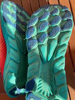 Zapatillas Hoka Rincon Naranja/Turquesa