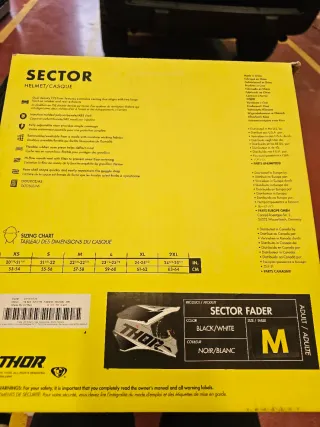 Casco Moto Enduro Thor con Gafas