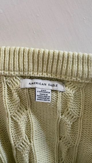 Jersey de punto amarillo