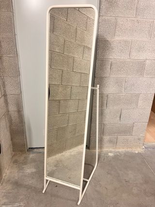 Espejo Ikea KNAPPER Blanco