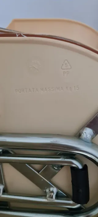 Silla bici bebé con diseño de gato