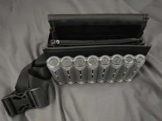 Monedero de cuero para monedas y billetes