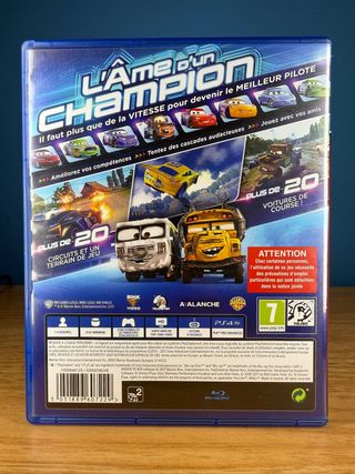 Cars 3: Course vers la victoire PS4