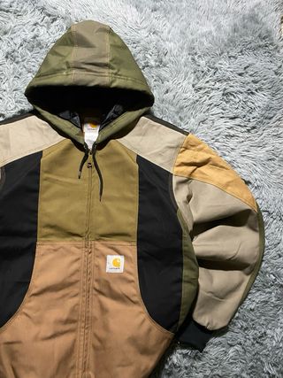 Chaqueta Carhartt Rework Vintage Bomber Patchwork