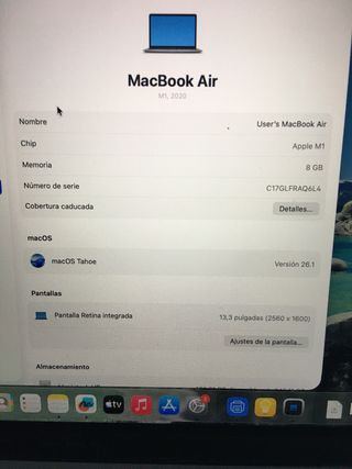 MacBook Air 13.3 Plata