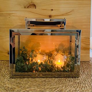 Farolillo/Terrario Cristal y Metal