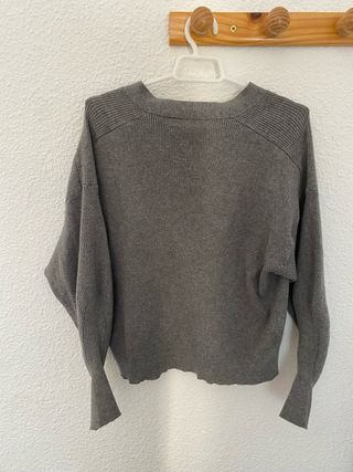 Cárdigan Zara Gris Talla M