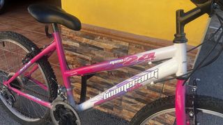 Bicicleta Montaña Infantil Rosa/Blanca