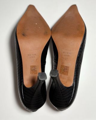 Zapatos tacón piel negros, Ángel Alarcón talla 37