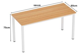 Escritorio Hogar Oficina SogesHome Madera Metal