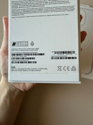 iPhone 14 Pro 128GB Morado + funda original