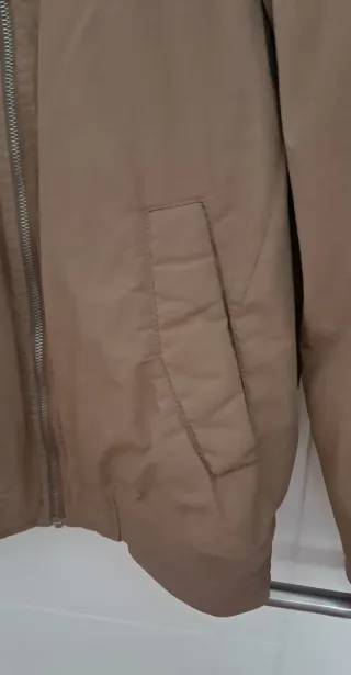 Cazadora bomber hombre marrón