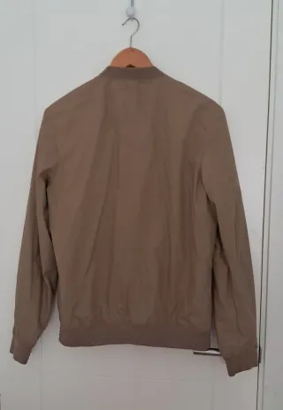 Cazadora bomber hombre marrón
