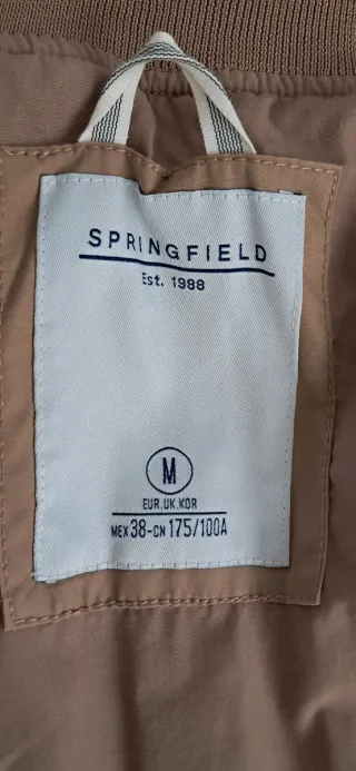 Cazadora bomber hombre marrón