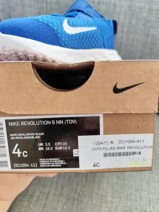 Zapatillas Nike niño azul