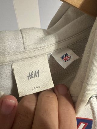 Sudadera NFL New York Giants Hombre Blanca