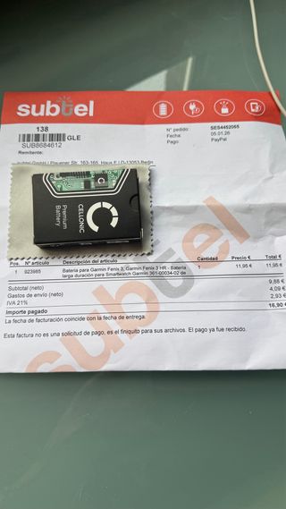 Batería CELLONIC Premium para Garmin Fenix 3