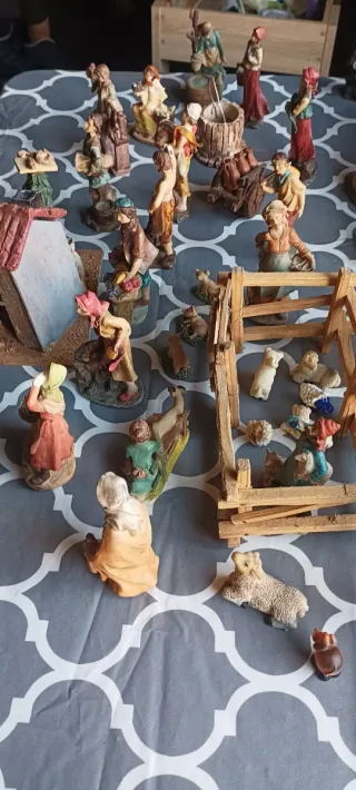 Belén de Resina Vintage