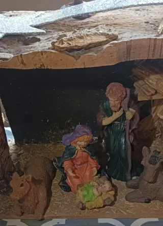 Belén de Resina Vintage