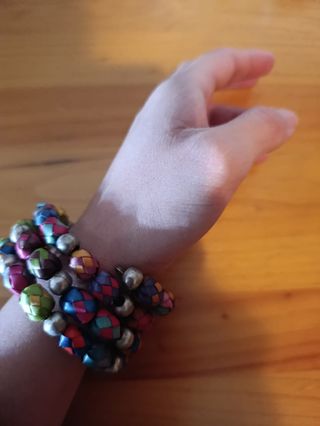 Collar y Pulsera Multicolor