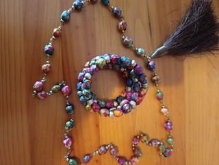 Collar y Pulsera Multicolor