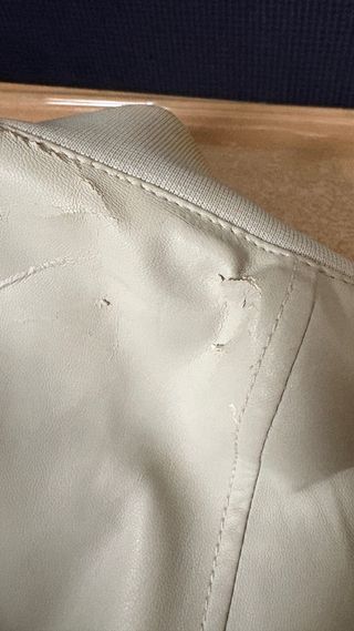 Giacca bomber Zara uomo bianca XL