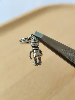 Charm para pulsera Pandora Pinocho Plata S925