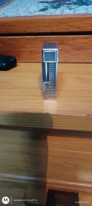 Mechero Dupont Plateado Clásico.contesto por wshap