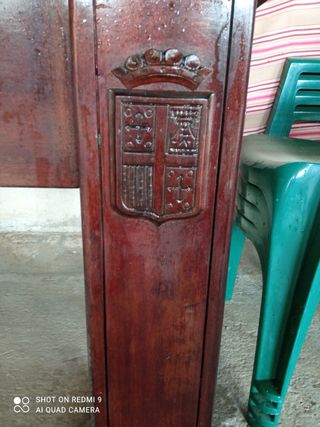 Mesa billar francés madera maciza Pieza singular