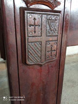 Mesa billar francés madera maciza Pieza singular