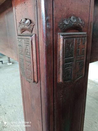 Mesa billar francés madera maciza Pieza singular