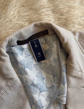 Americana gris hombre