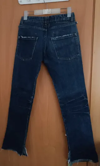 Pantalón tejano Marithé azul Talla S