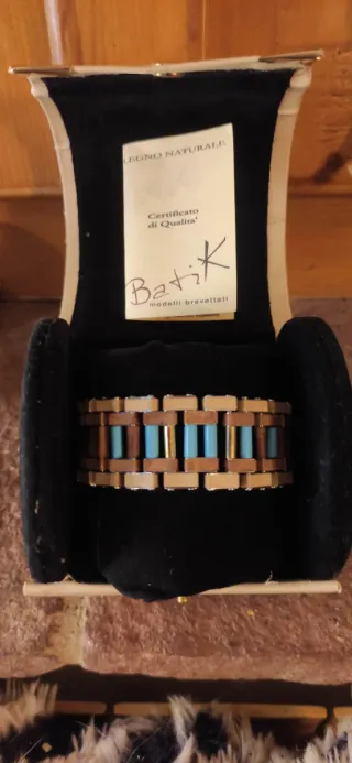 Braccialetto Batik Legno Naturale