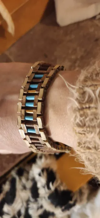 Braccialetto Batik Legno Naturale