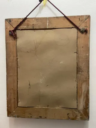 Cuadro Foto Antigua Marco Ornamentado