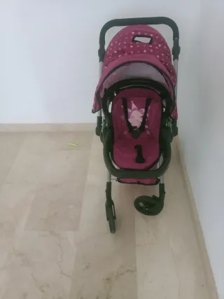 Carro gemelar para muñecas