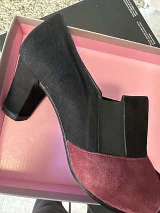 Zapatos Ascensio Negros y Rojos Fabricado en spaña
