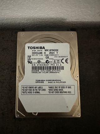 Hard disk Toshiba MK1676GSX 160GB
